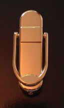 Gold Affinity Door Knocker, With or Without Spy Hole
