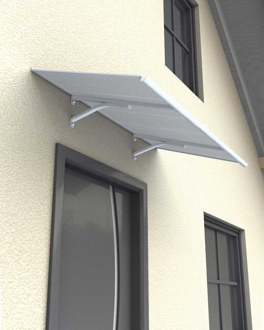 Columba 1500 White Door Canopy