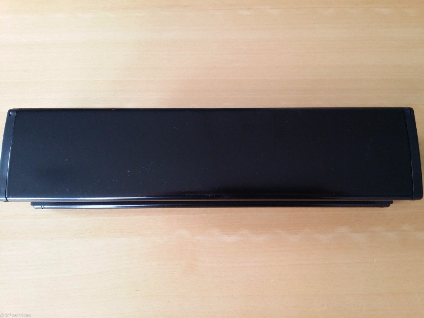 12" (300mm) Black Trojan Letterbox,