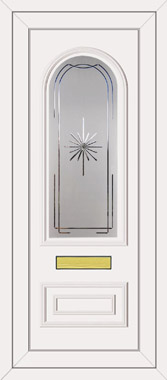 Truman Sandblast Star Door Panel
